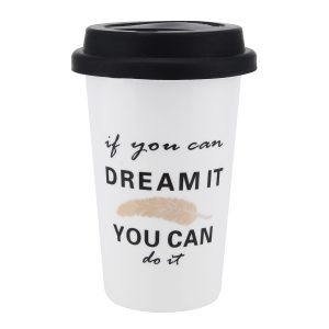 Single Wall Mug W/Silicon Lid-JZ18062-6