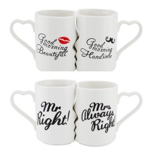 2Pcs Lover Mug Set