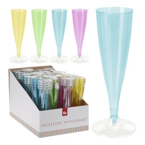 Champagne Glass Ps 4Pcs 4Ass