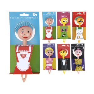 Dishwash Brush Pp 6Ass Figures