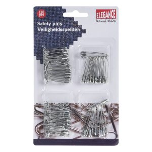 Safety Pins Metal 120Pcs
