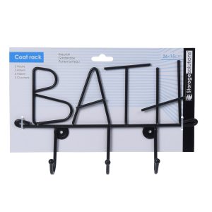 Coat Rack Metal With 3 Hooks