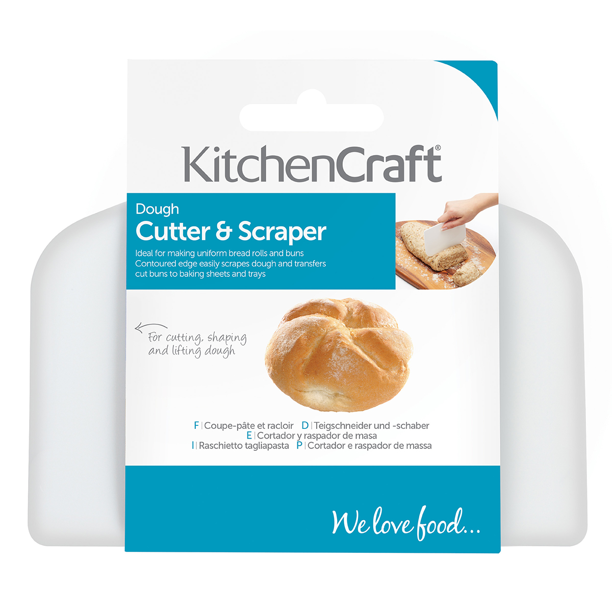 KitchenCraft Dough Cutter and Scraper, Carded - Image 2