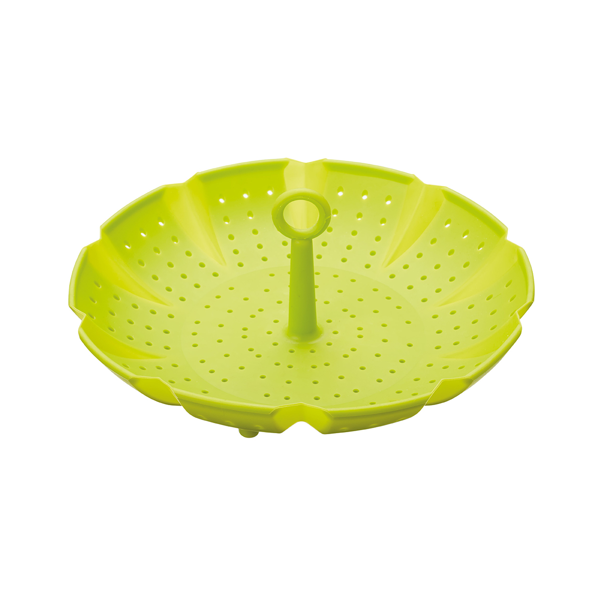 KitchenCraft Healthy Eating 24cm Universal Silicone Steaming Basket, Sleeved