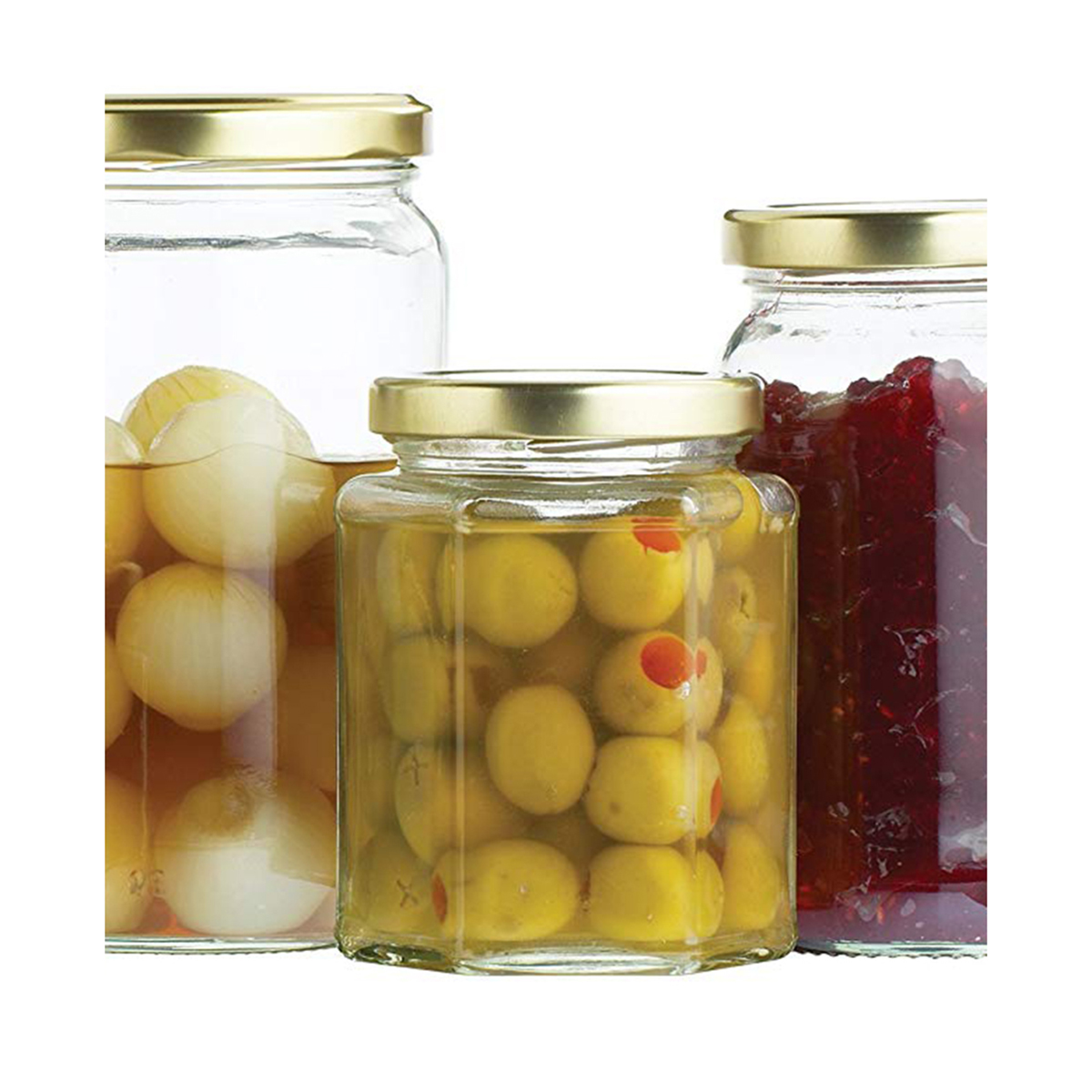 Home Made Hexagonal Jar - 340ml (12oz, Labelled - Image 2