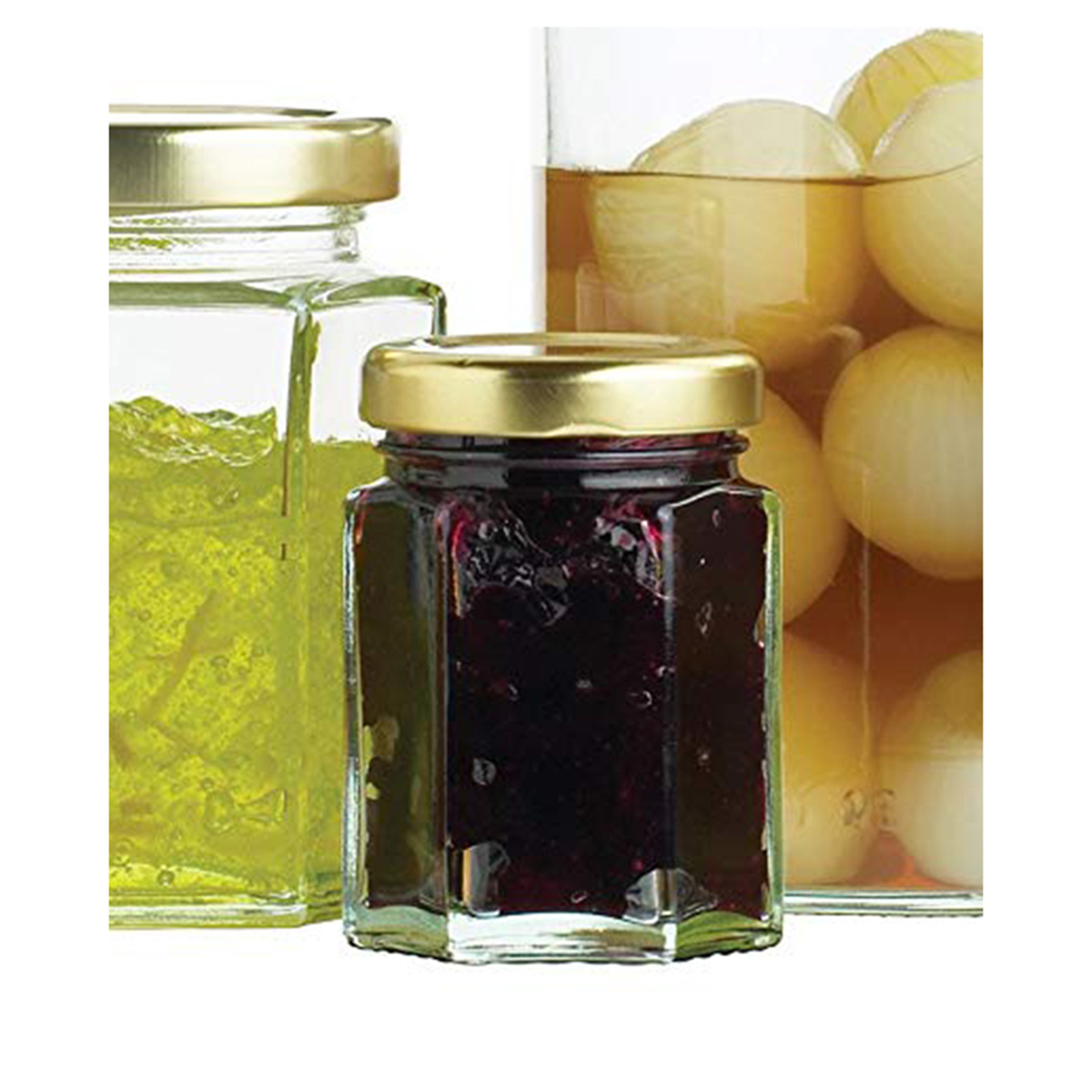 Home Made Hexagonal Jar - 55ml (1.9oz, Labelled - Image 2