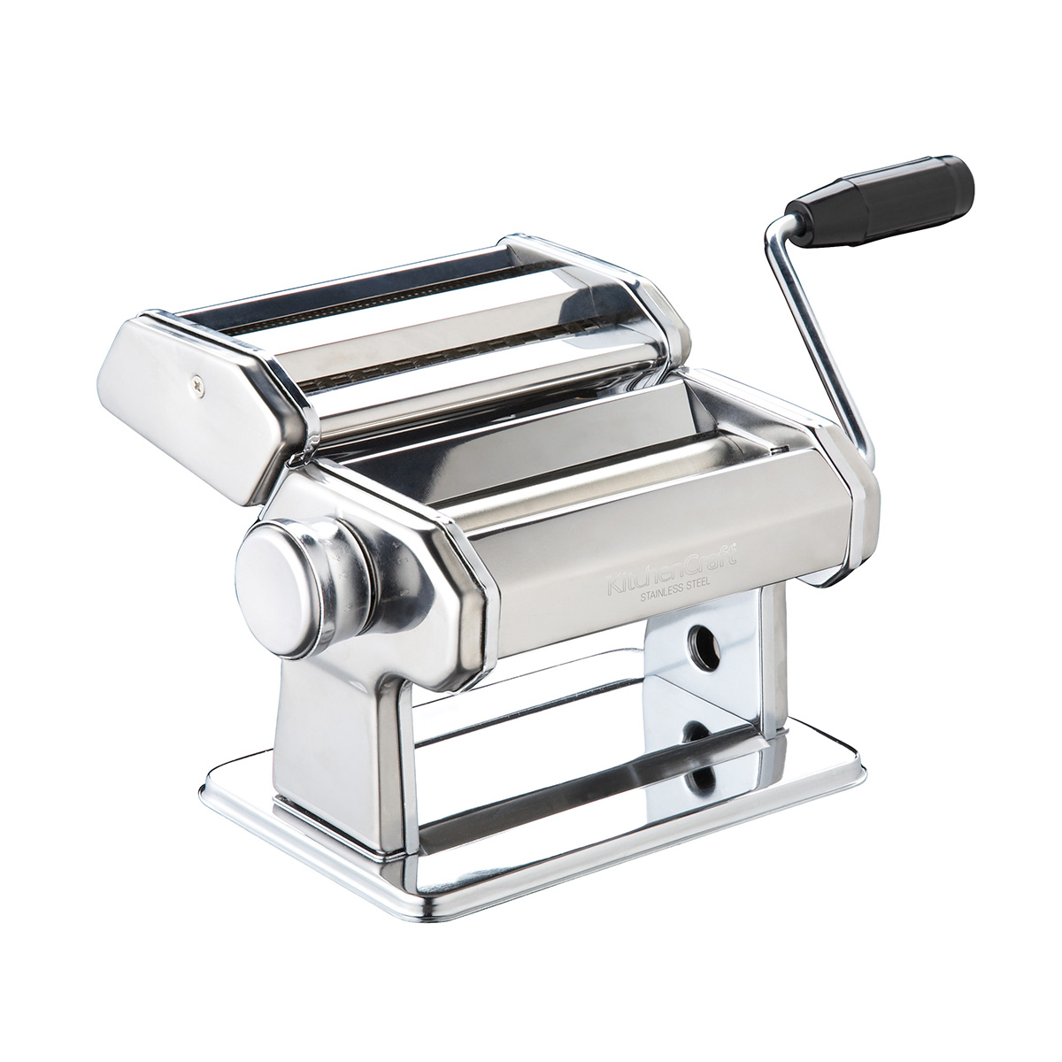 KitchenCraft World of Flavours Italian Deluxe Double Cutter Pasta Machine, Display Boxed