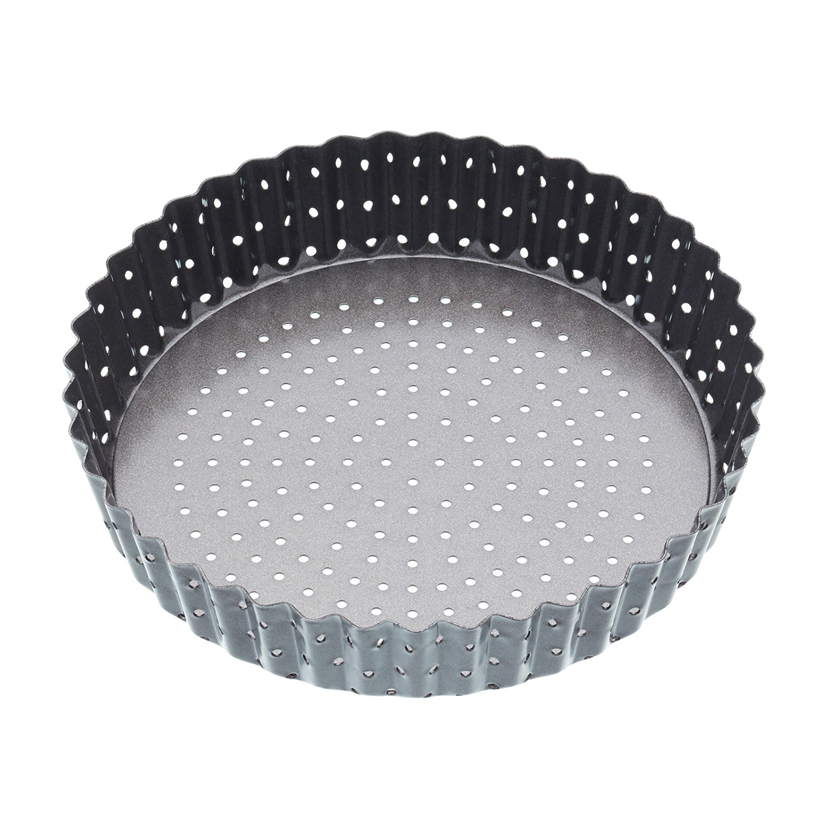 MasterClass Crusty Bake Fluted Round Flan/Quiche Tin, 18x3cm, Sleeved