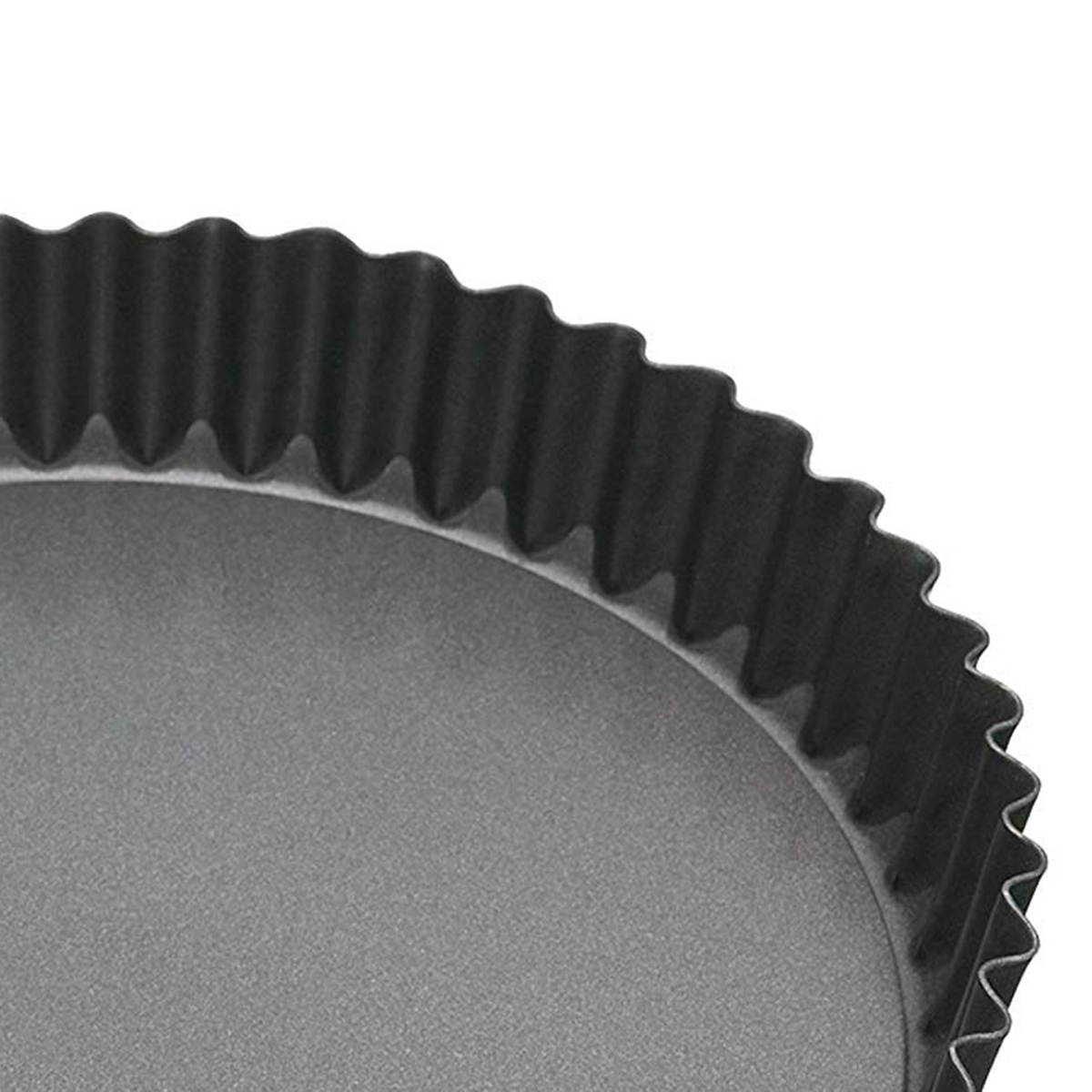 MasterClass Non-Stick Fluted Loose Base Quiche Tin Round 25cm (10", Sleeved - Image 2