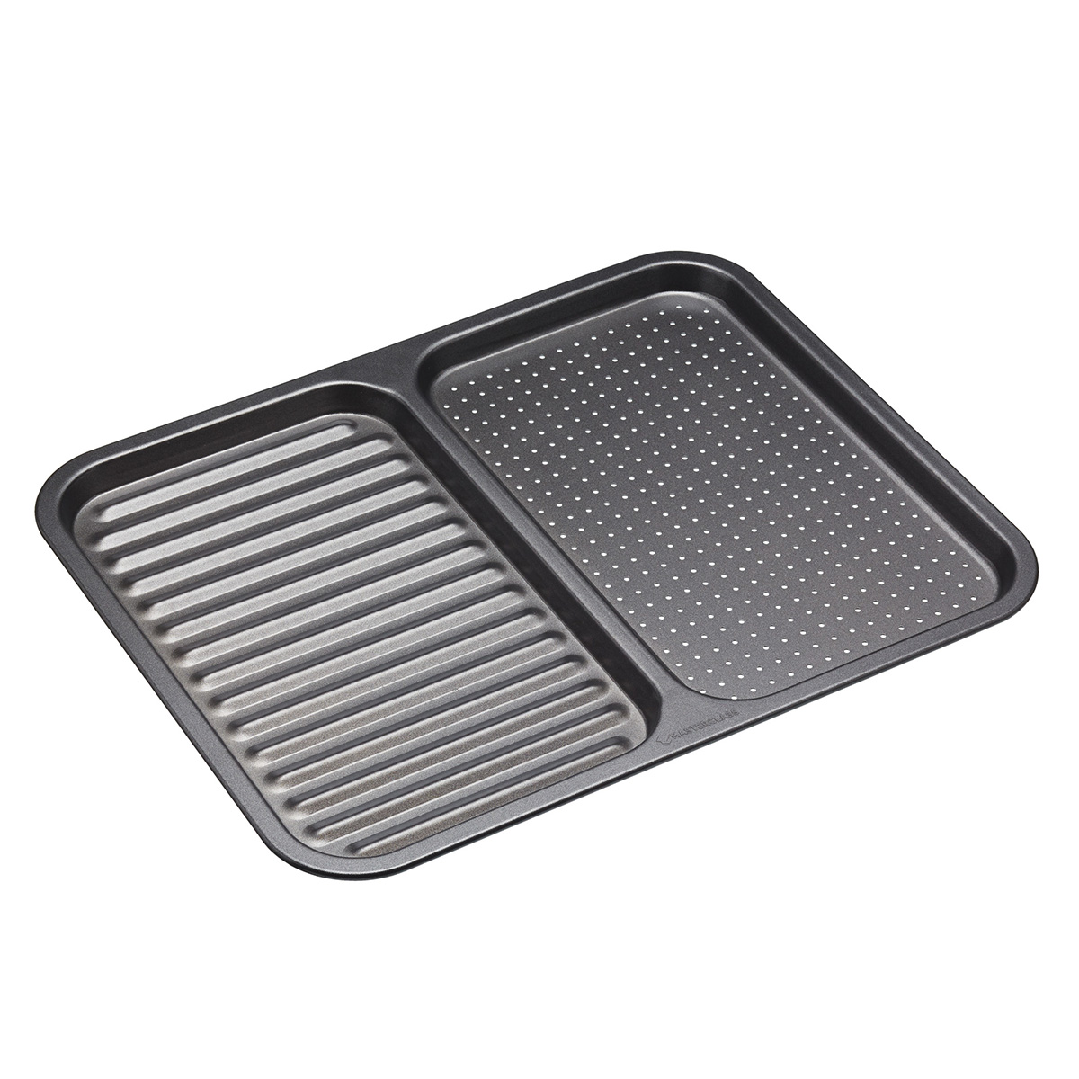 MasterClass Non-Stick Divided Baking Tray, 39x31x15cm, Sleeved
