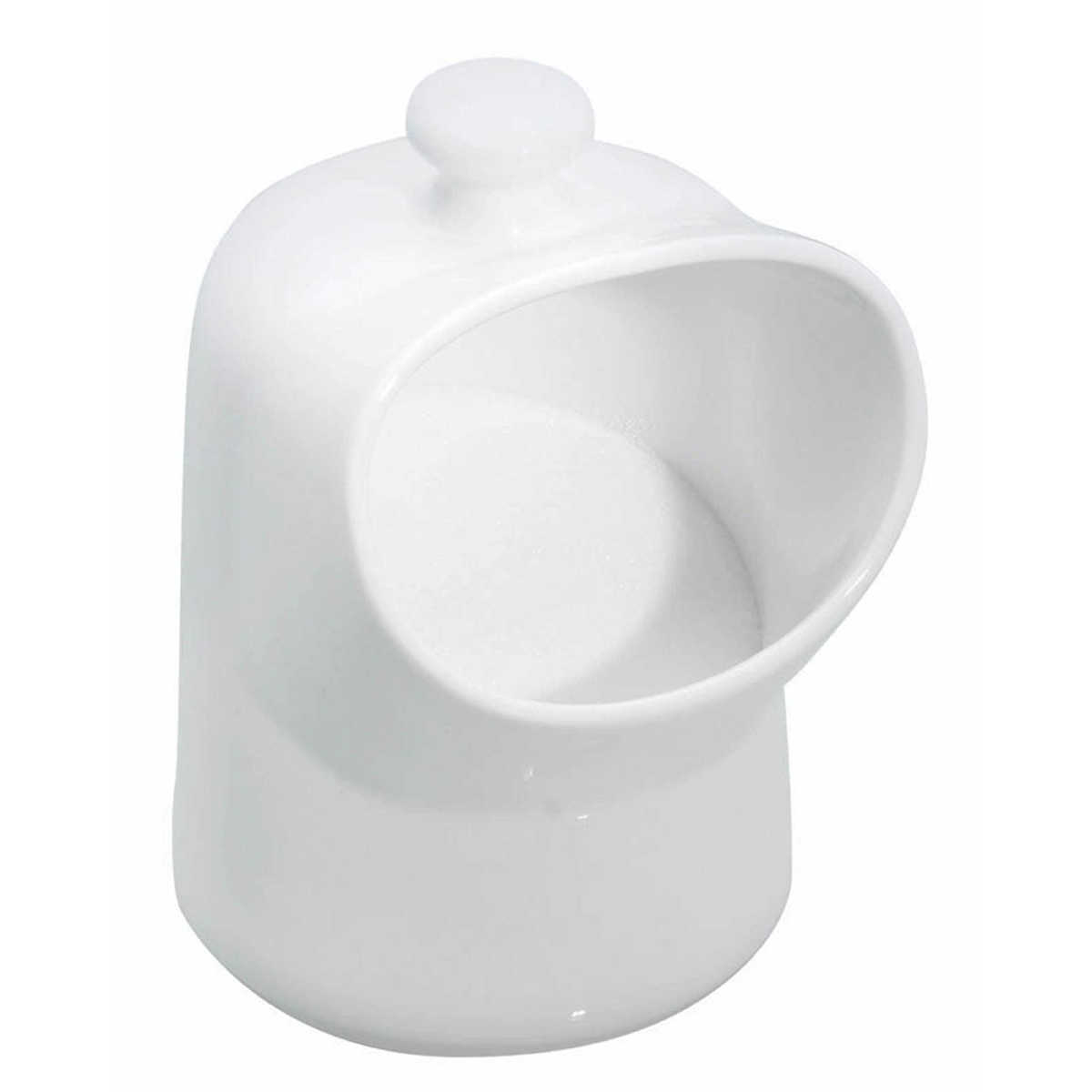 KitchenCraft White Porcelain Salt Pig 17cm, Boxed