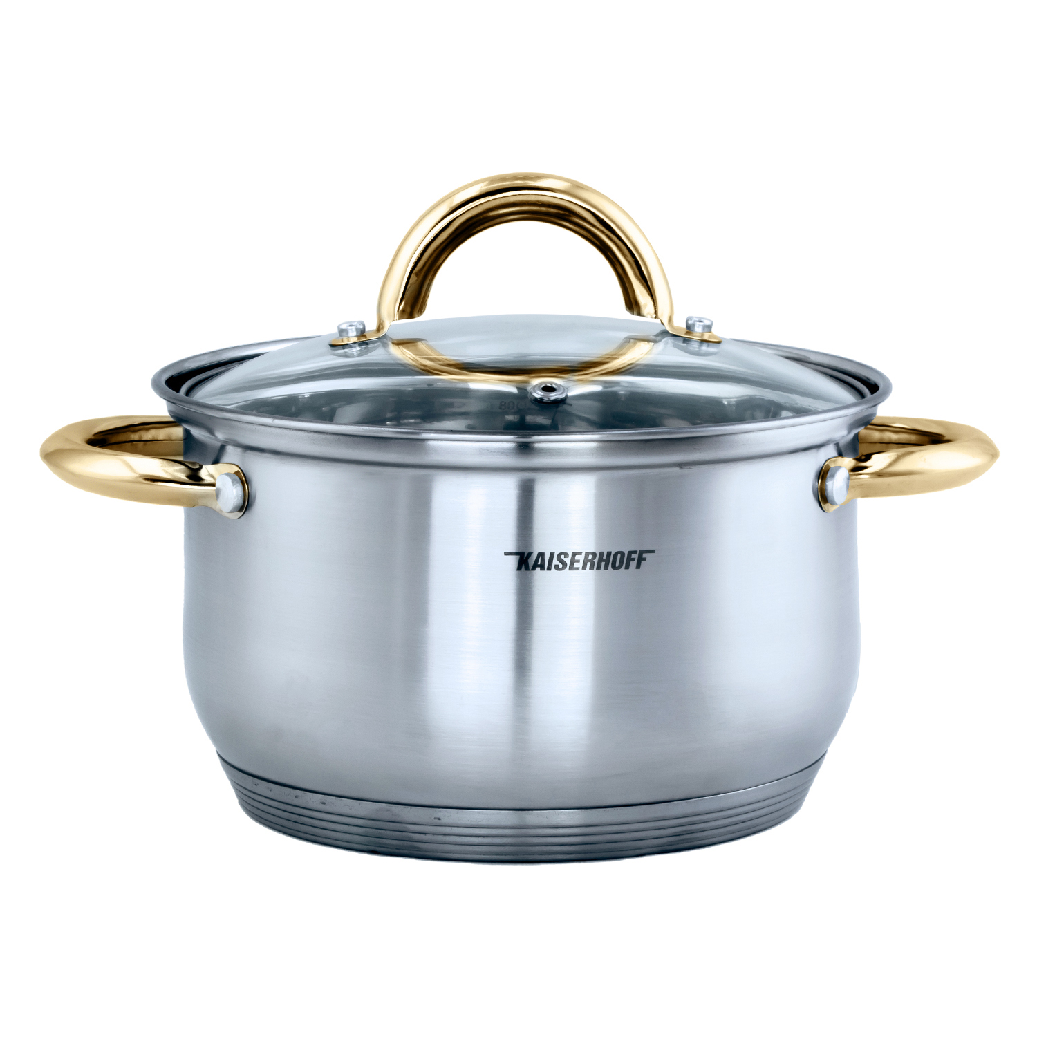 KSHF 12 Pcs S/S Cookware Set Gold - Image 3