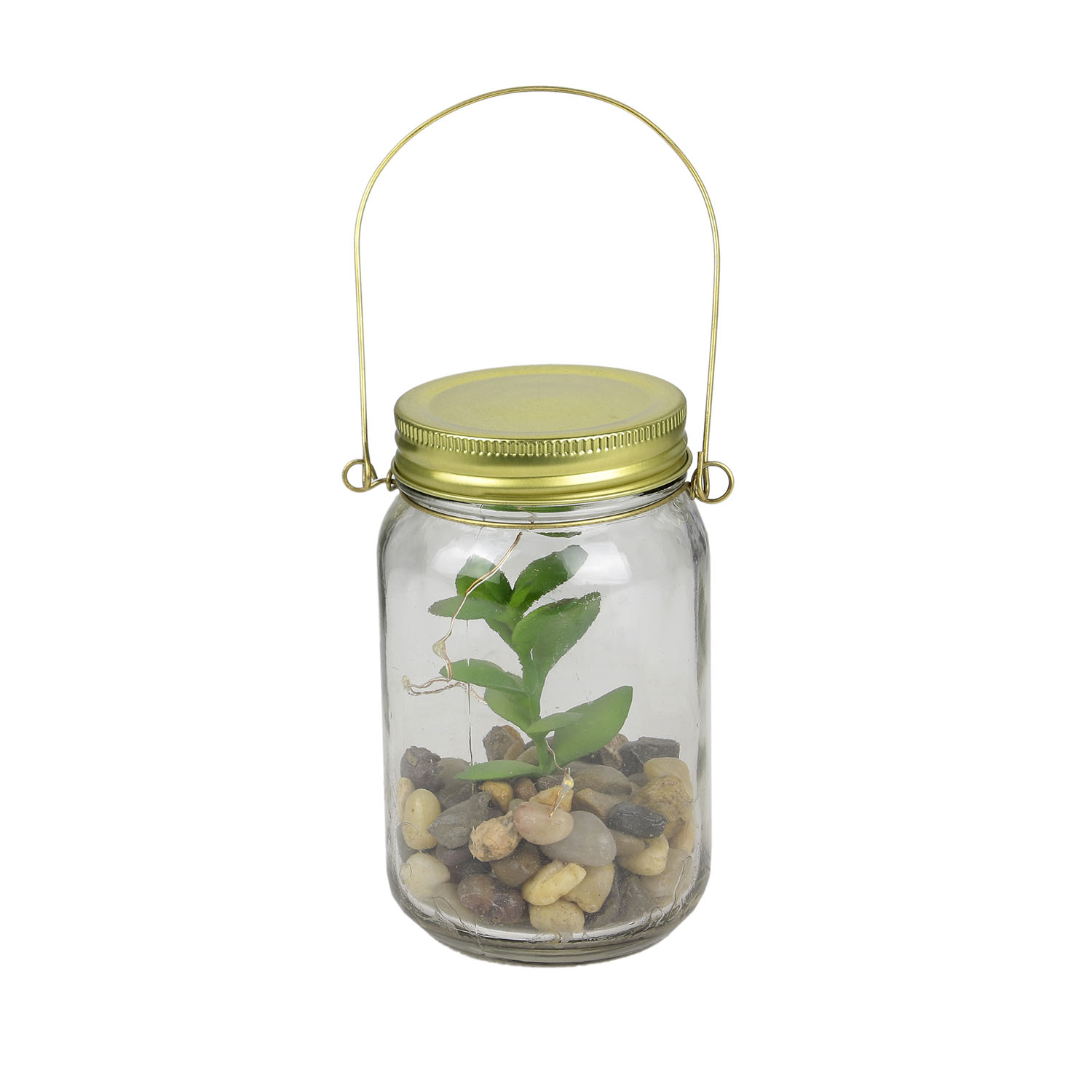 Led Plant Mason Jar Light