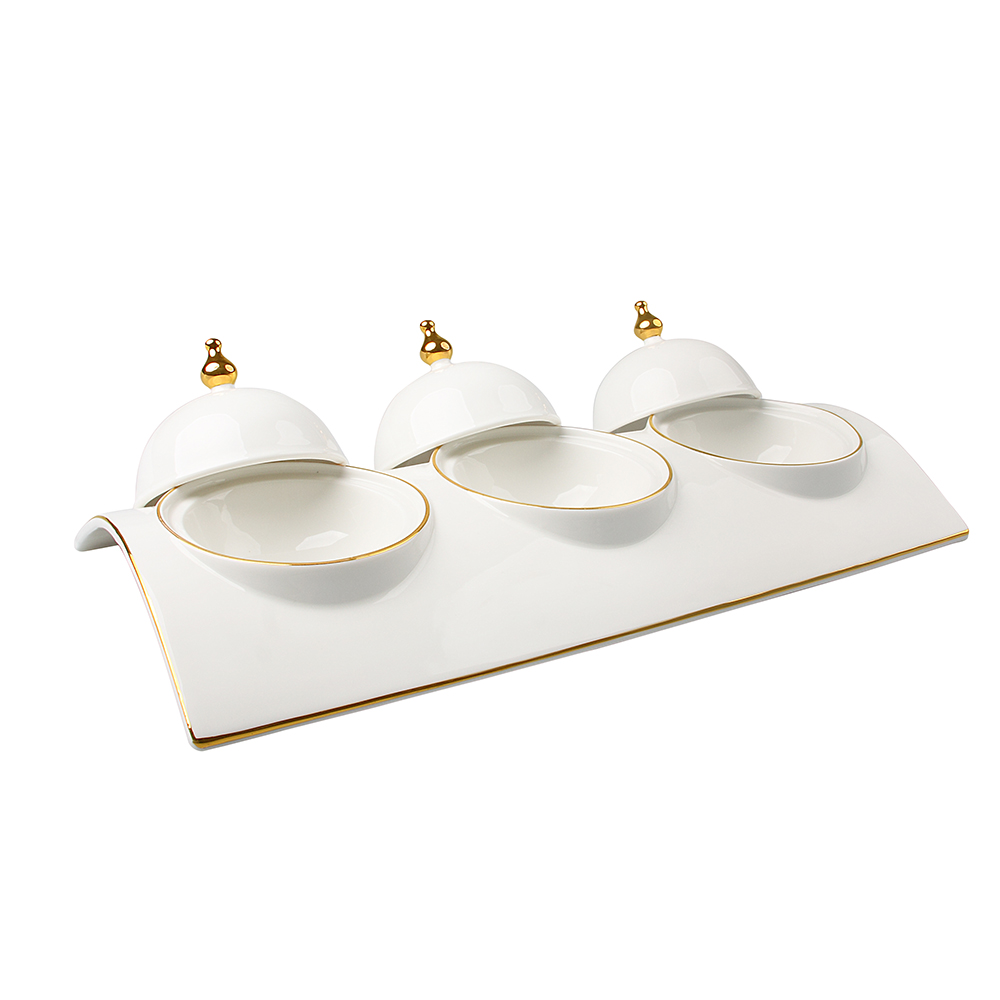 Onemore Serving Set in Gold (36.3 cm)