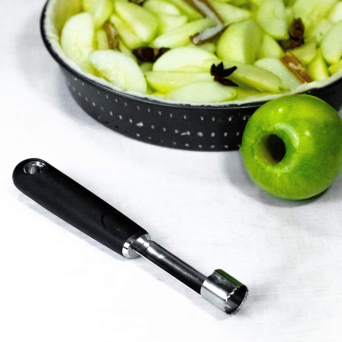 MasterClass Soft-Grip Stainless Steel Apple Corer, Carded - Image 2