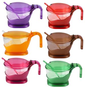 Object Plastic 2 Color Sugar Bowl
