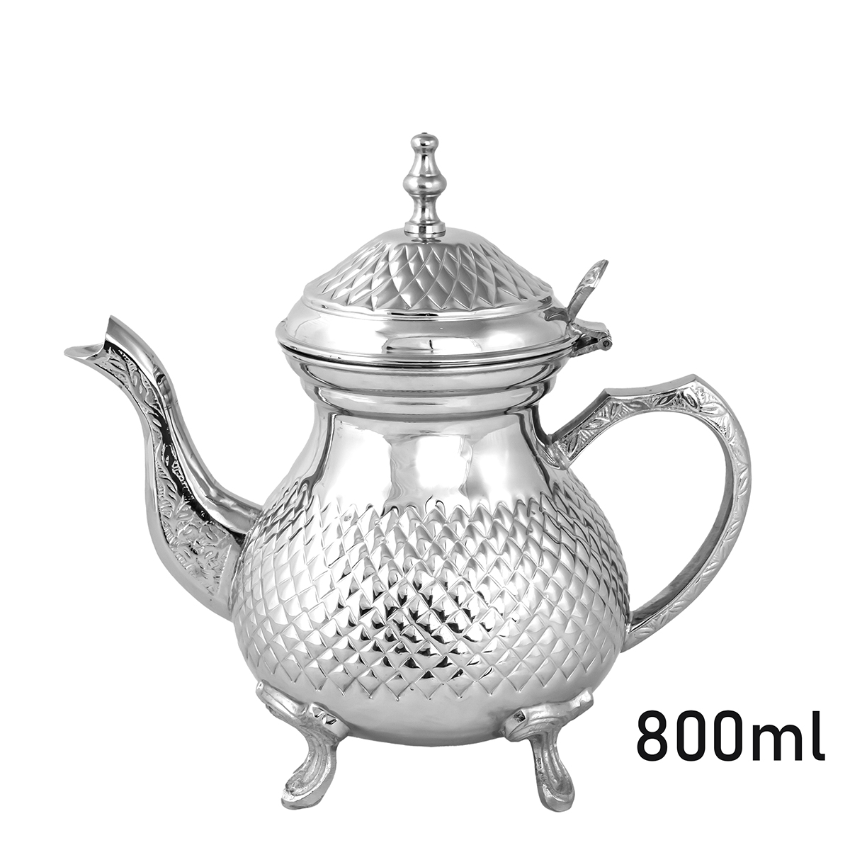 Diamond Brass Morc. Teapot 8Cc - Image 2