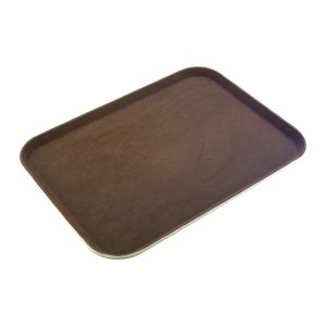 Non-Slip Tray Rect.Brown 12X16" (MPE1216BR)