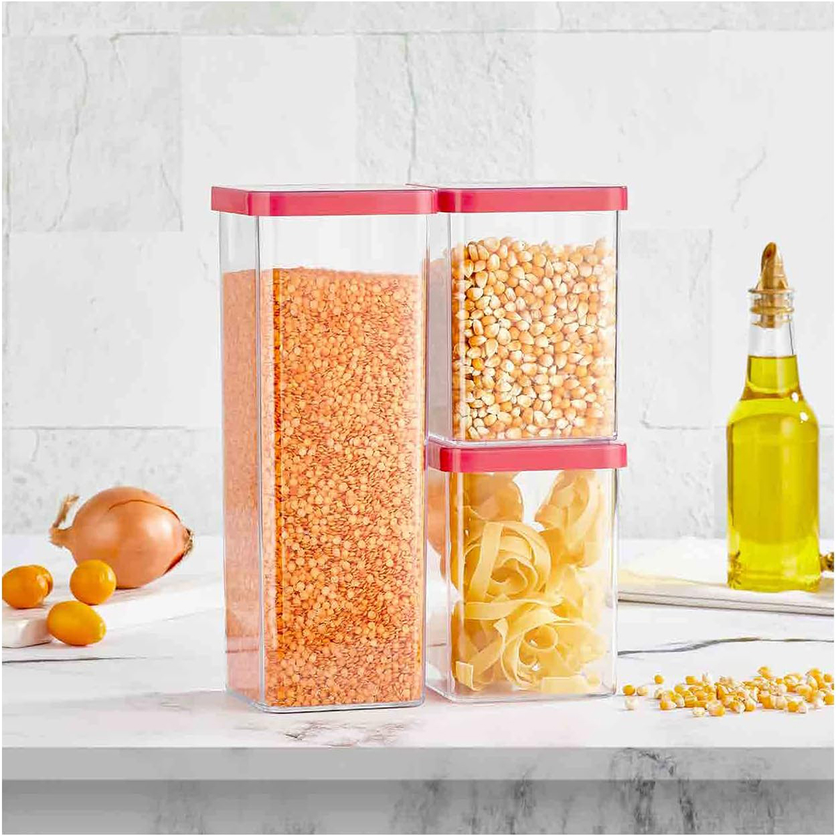 Gold 3Pcs Storage Set