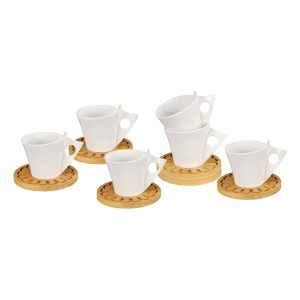 Shallow Bamboo -Saucer & Tea Cup)