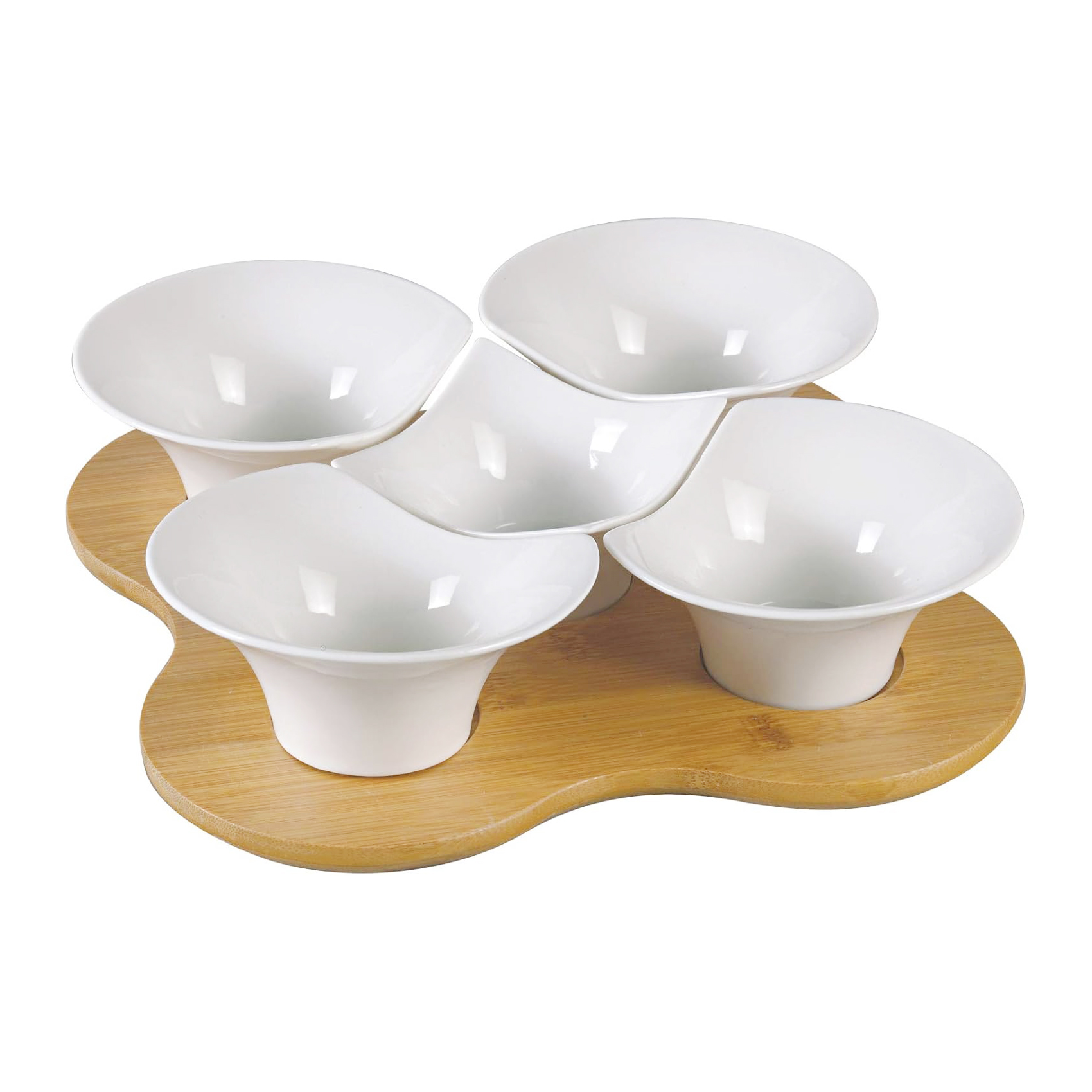 Shallow Serving Dish 5Comp.