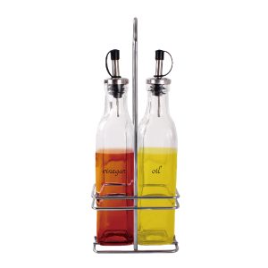 2Pcs Oil & Vinegar Cruet Set