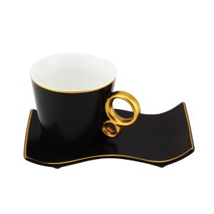 90cc 6 Cups & 6 Saucers-BL