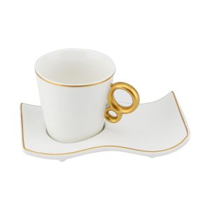 190cc 6 Cups&6 Saucers-WH