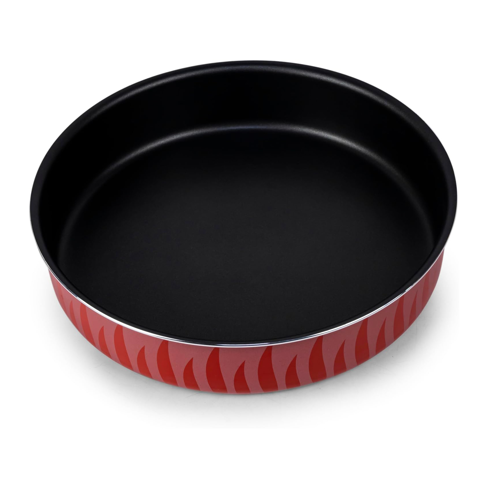 Wilson Round Flame Baking Tray, 28 cm, Red