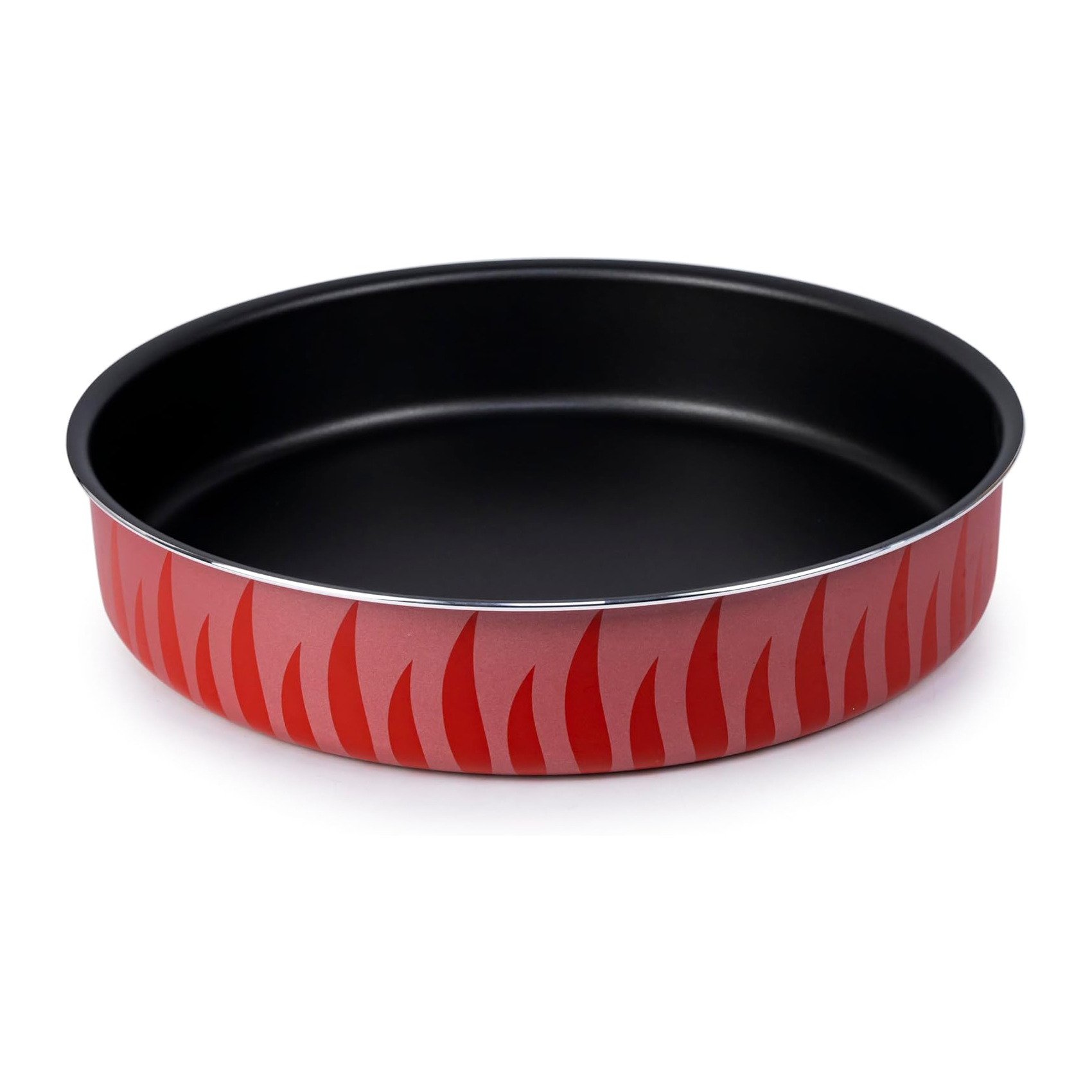 Wilson Round Flame Baking Tray, 32 cm, Red