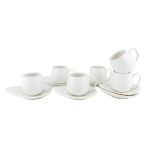 Shallow cup&saucer 6pc Big 076