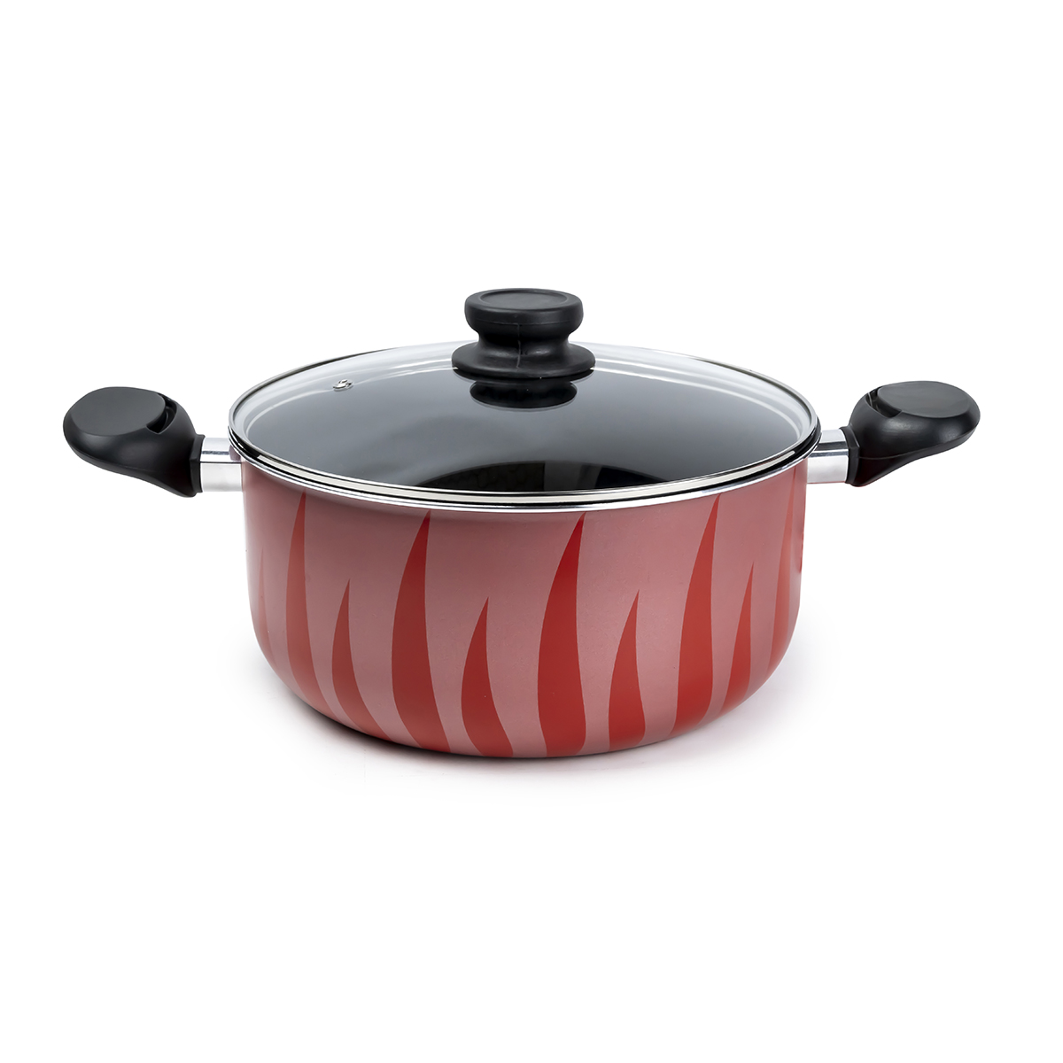 Senstan Flame Casserole (24 x 11 cm, Red)