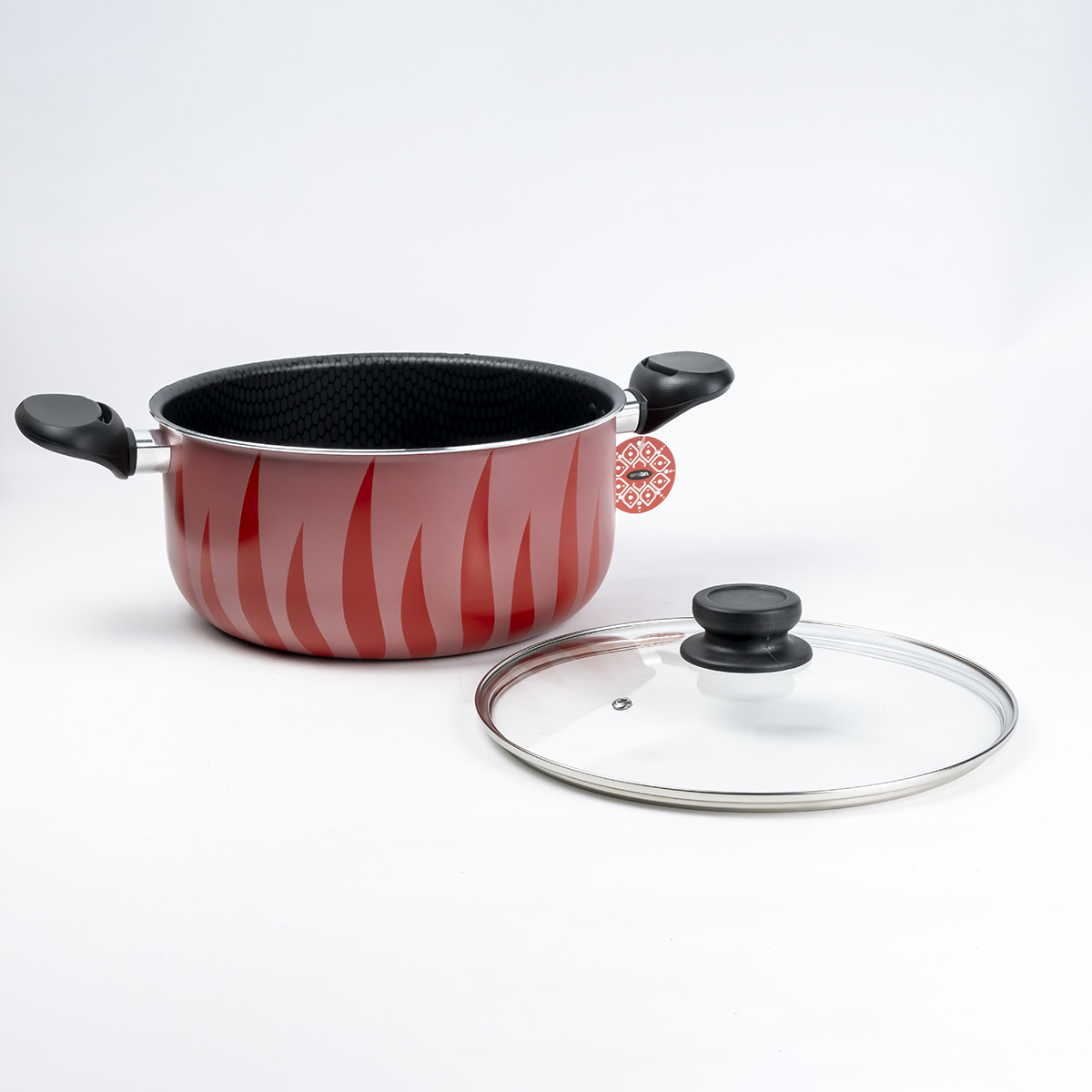 Senstan Flame Casserole (24 x 11 cm, Red) - Image 3