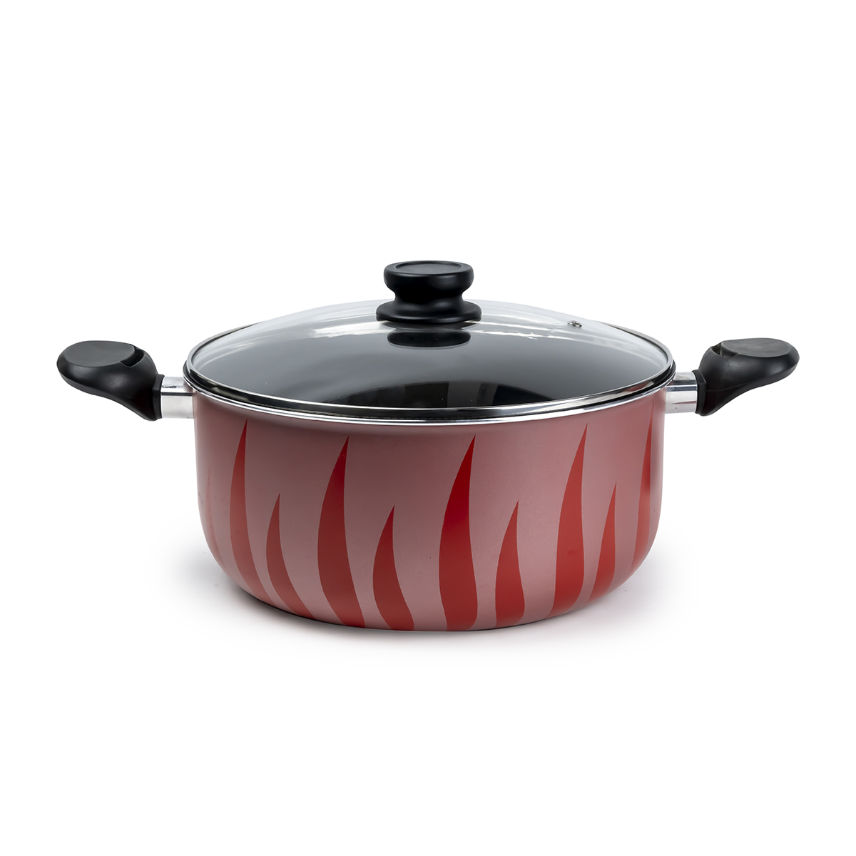 Senstan Flame Casserole (28 x 14 cm, Red)