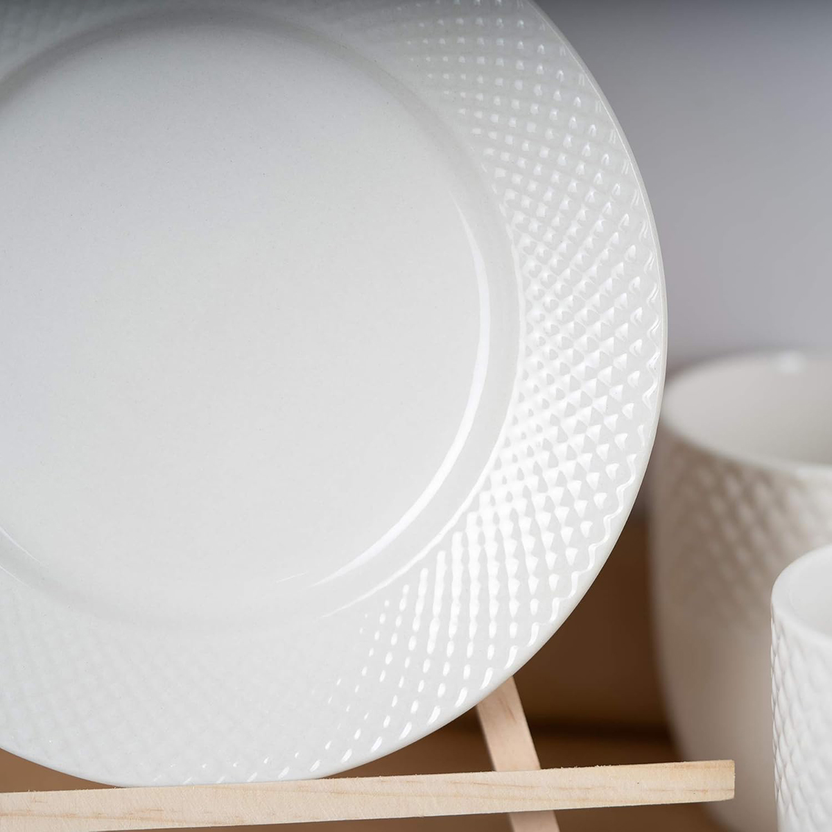 Shallow Dinner Set, 16 Pieces - Image 2