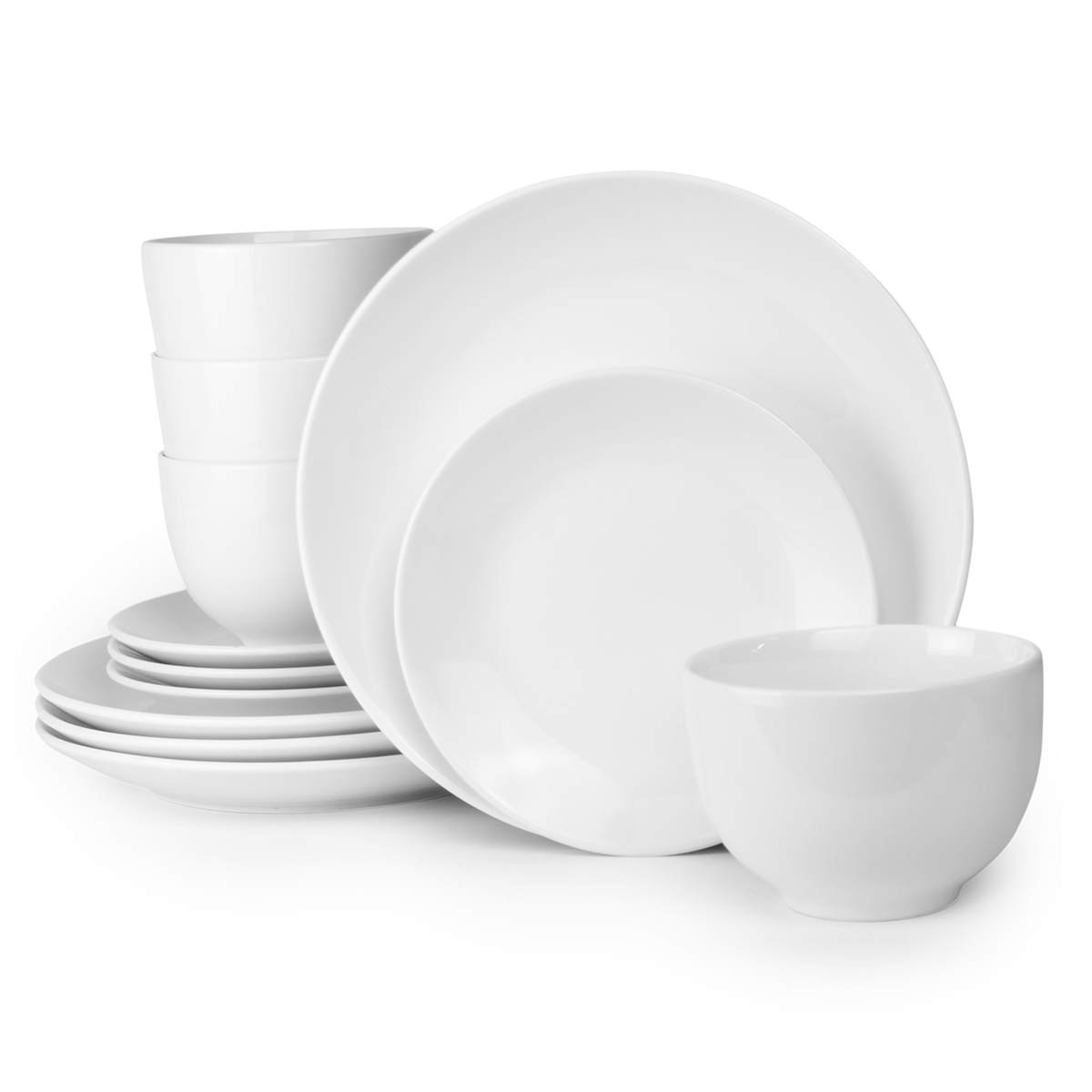 Shallow Dinner Set, 12 Pieces