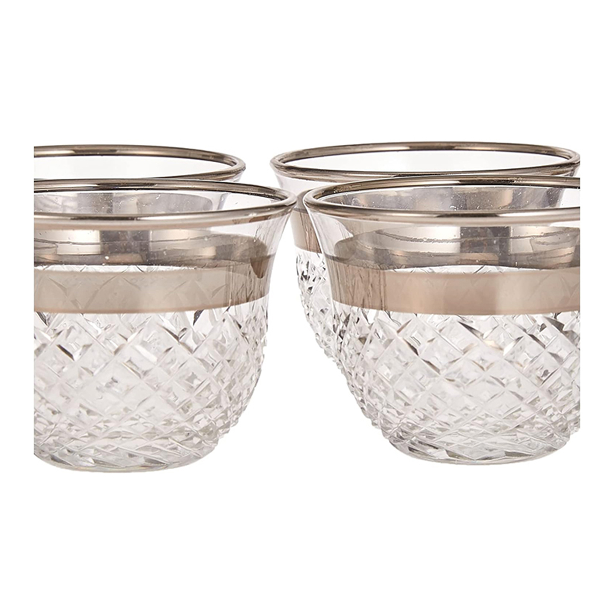 6Pcs Cawa Cups Set-Silver Dkr - Image 2