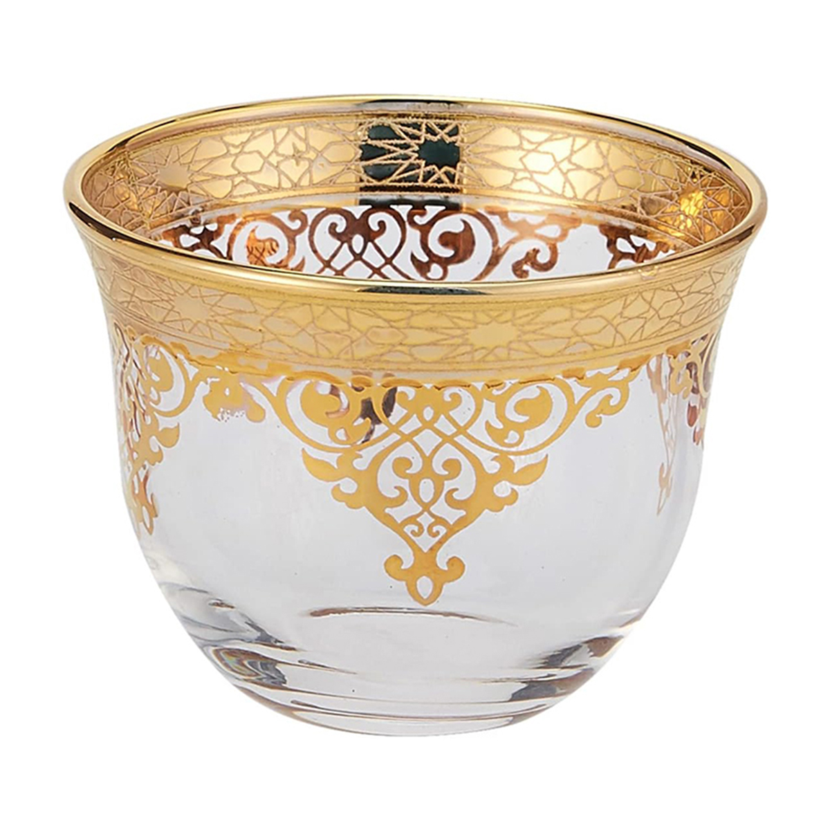 6Pcs Cawa Cups Set Gold Aura - Image 3