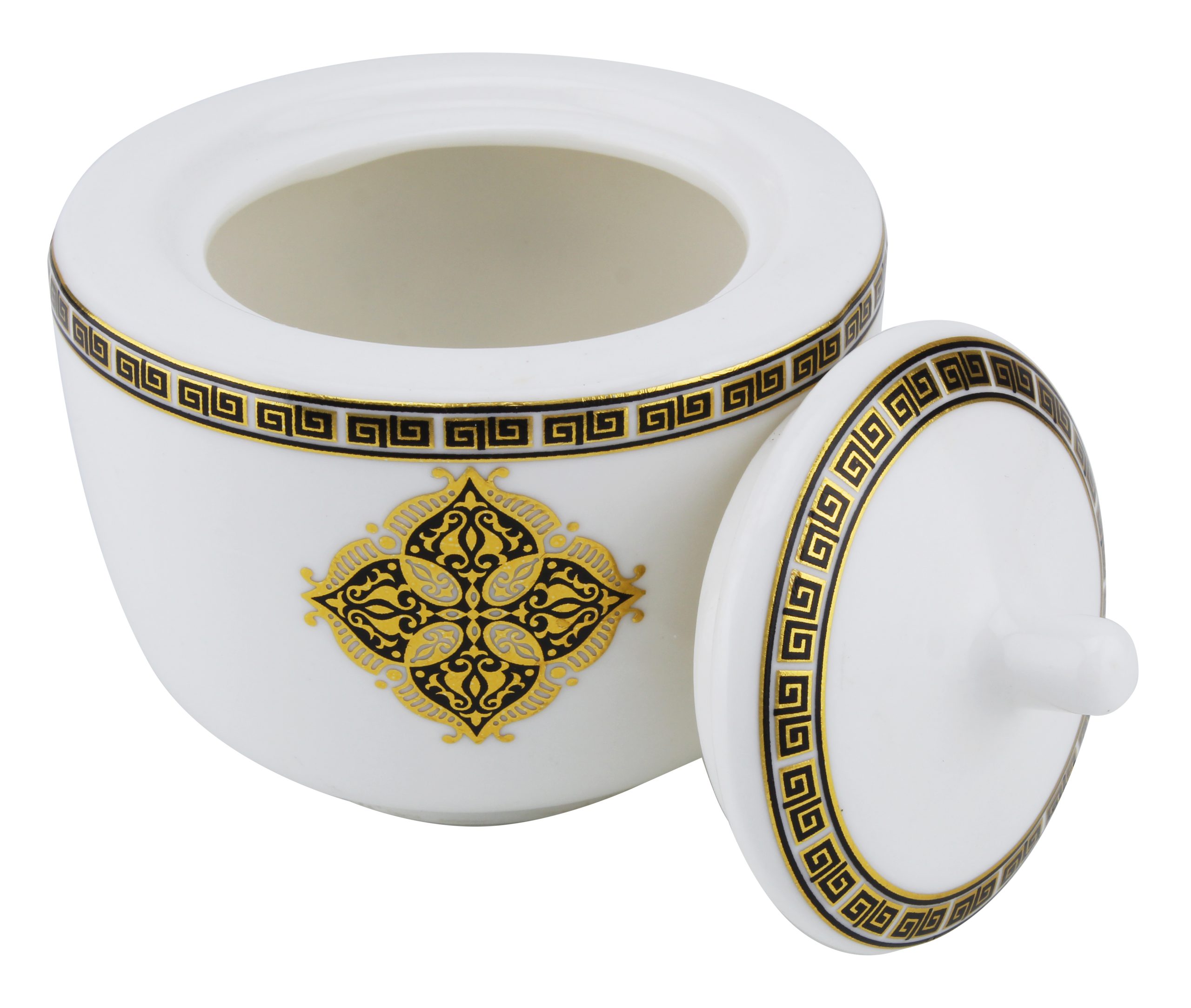 Shallow Sugar Pot with Spoon, 1 Piece - Image 2