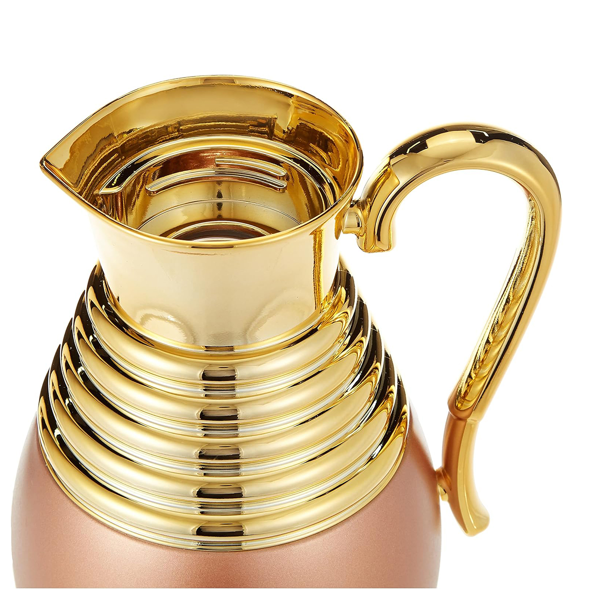NESSAN ARABIC DALLAH 0.7LTR ROSE/ GOLD - Image 2