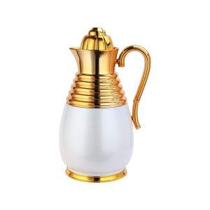 NESSAN ARABIC DALLAH 0.7LTR WHITE/GOLD