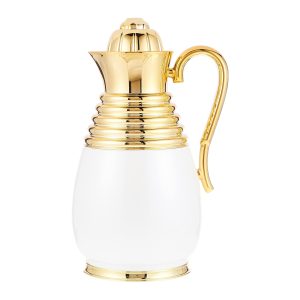 NESSAN ARABIC DALLAH 1.0LTR WHITE/GOLD