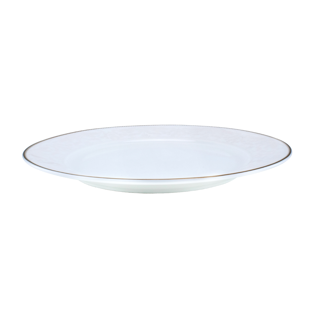 Shallow Dinner Plate, 10.5 inch, White