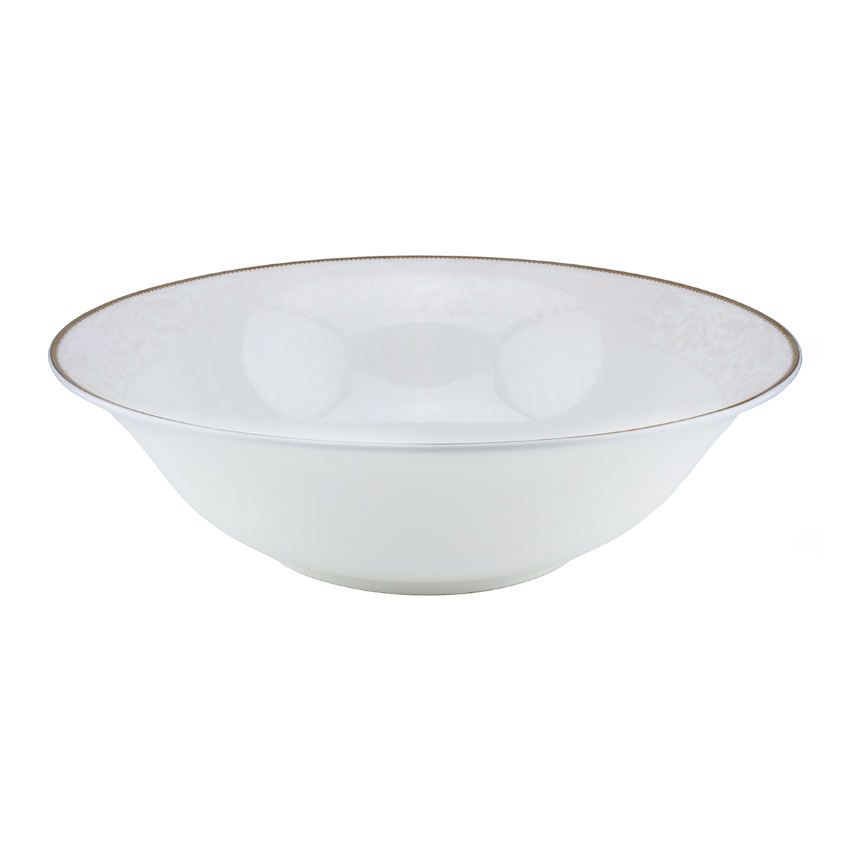 Shallow Sahara Bowl, White, 15 cm