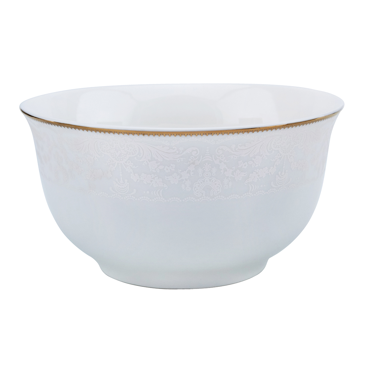 Shallow Sahara Bowl, White, 11.5 cm