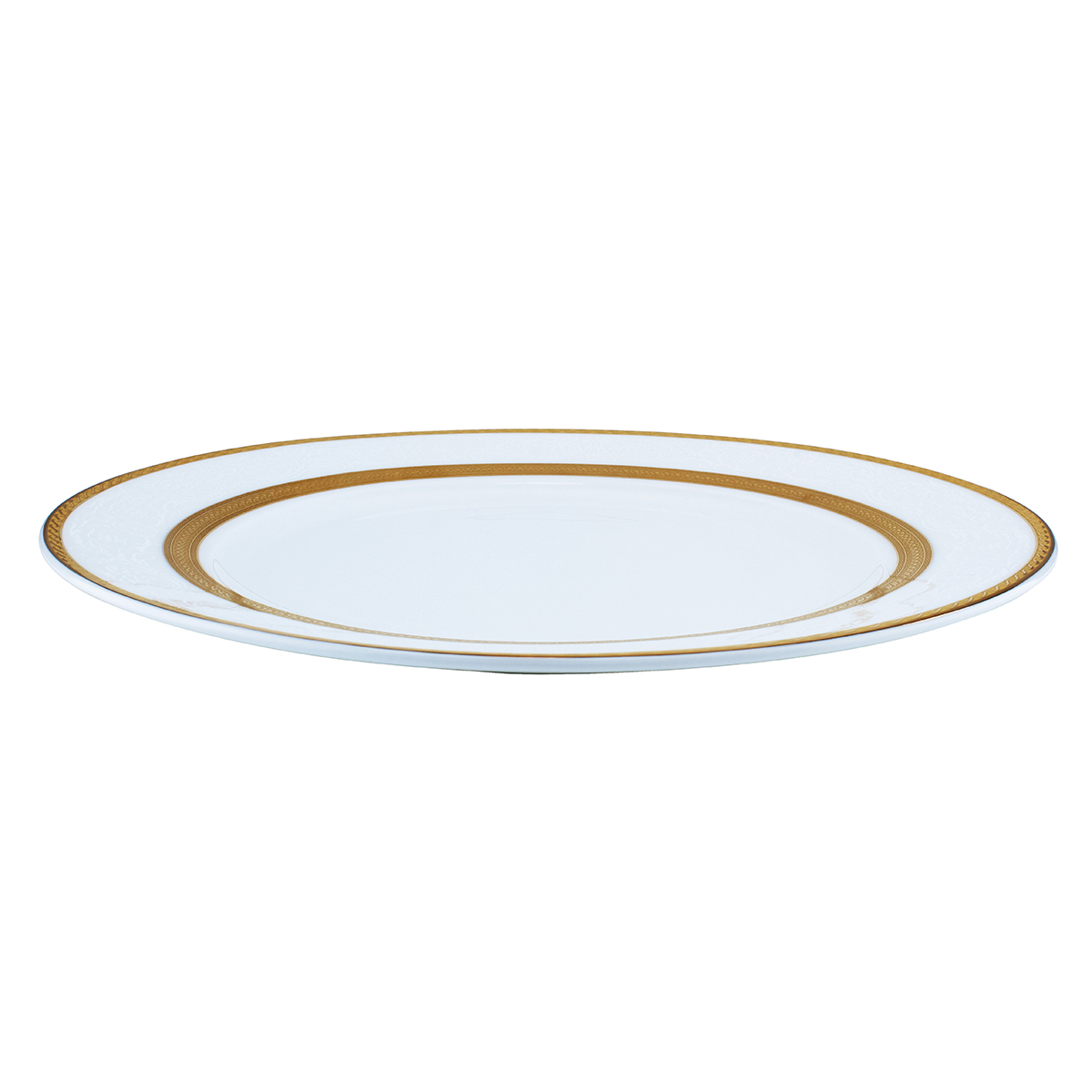 Shallow Dessert Plate, 8 Inch, White