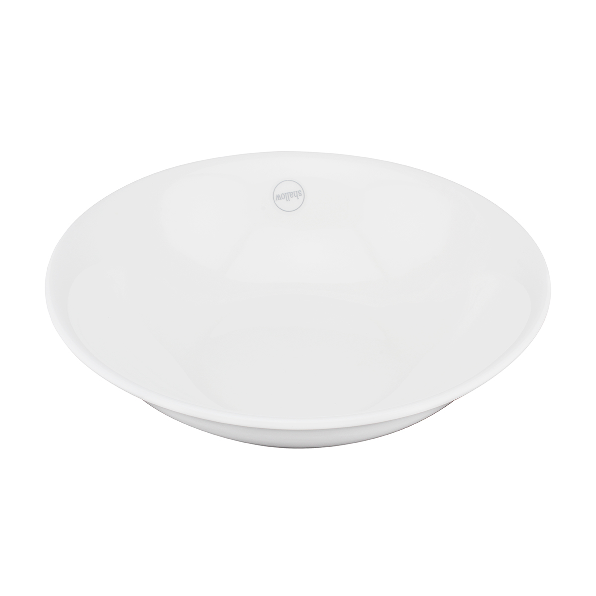 Shallow Bowl, White, 23cm - Image 2