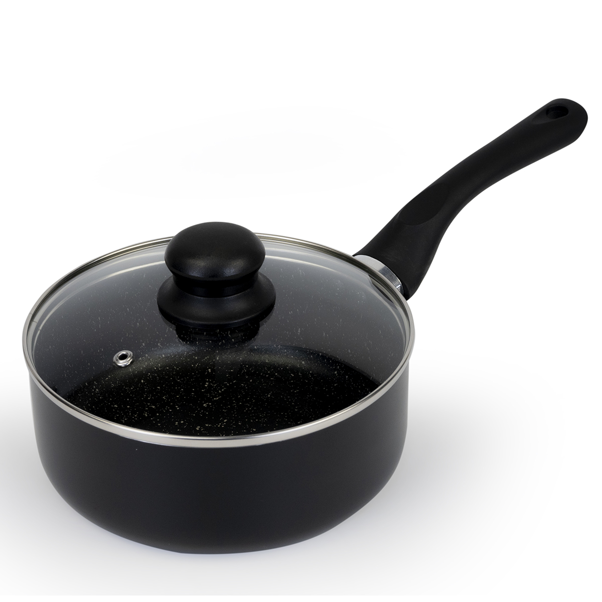 Wilson Sauce Pan with Lid, Black, 18 x 8 cm - Image 2