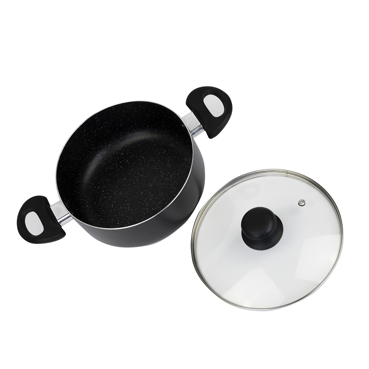 Wilson Sauce Pan with Lid, Black, 18 x 8 cm - Image 3