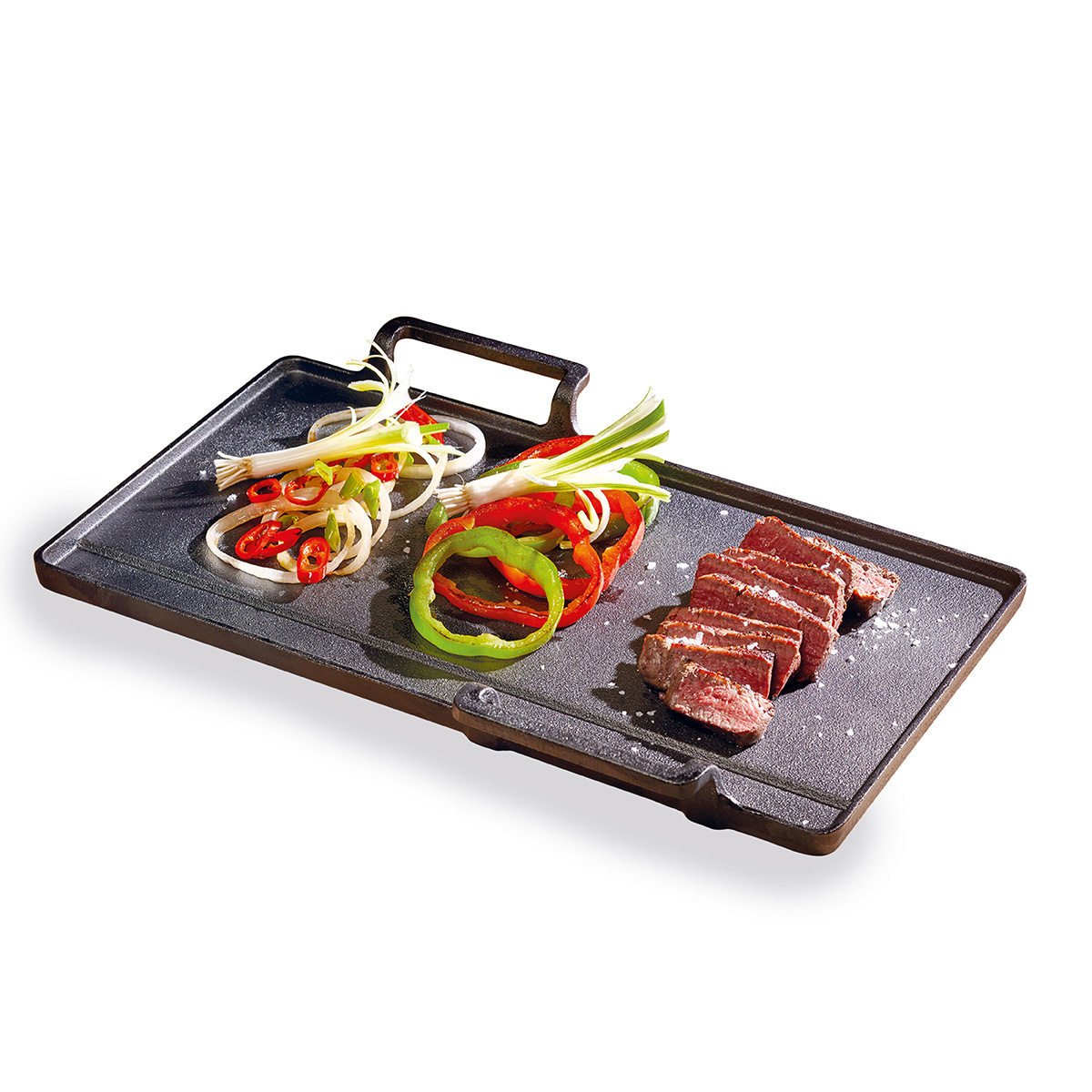 KitchenCraft World of Flavours Oriental Cast Iron Teppanyaki Grill, 42x29x4.5cm, Sleeved - Image 5